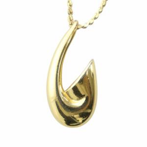 ヴィンテージ フィッシュフック ネックレス アクセサリー ペンダント ゴールドカラー 金色 GY18 /MQ