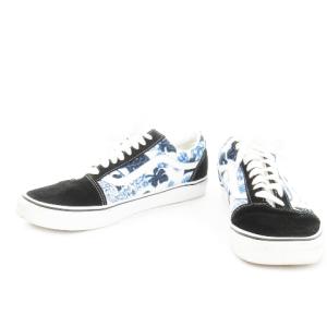 VANS OLD SKOOL オールドスクール スニーカー ローカット キャンバス レースアップ 花柄 大きいサイズ