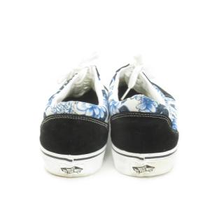 VANS OLD SKOOL オールドスクール スニーカー ローカット キャンバス レースアップ 花柄 大きいサイズ