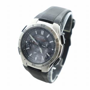 CASIO ウェーブセプター WAVE CEPTOR 腕時計 ウォッチ クォーツ カレンダー付き クロノグラフ シルバー色