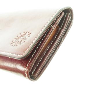 Dakota 長財布 ロングウォレット 小銭入れあり レザー 革 ロゴ型押し 赤 レッド /CK27 GY18