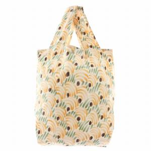 MARNI トートバッグ エコバッグ オープントップ ロゴ 総柄 オレンジ 緑 グリーン SHMH0024A0 TCX85