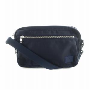 吉田カバン WAIST BAG ショルダーバッグ 斜めがけ ナイロン ロゴ 紺 ネイビー 822-06132