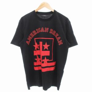 アメリカンドリーム AMERICAN DREAM Tシャツ カットソー 半袖 クルーネック ロゴ プリント