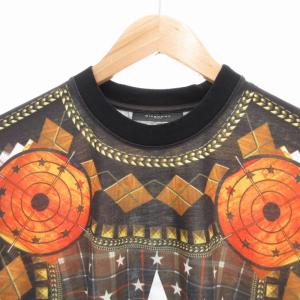 GIVENCHY Tシャツ 半袖 カットソー 星柄 チェック 総柄 XXS 黒 ブラック /GV GY18