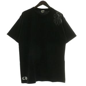 OLD バックセメタリークロスプリント Tシャツ L ブラック