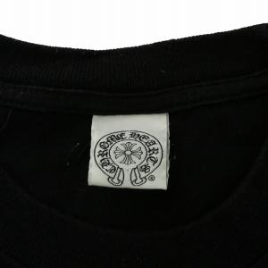 CHROME HEARTS OLD バックセメタリークロスプリント Tシャツ L ブラック