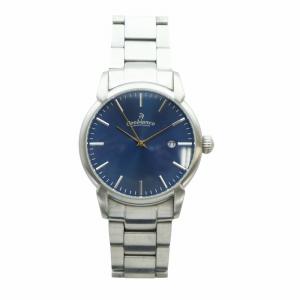 Orobianco 腕時計 ウォッチ クォーツ ロゴ 青文字盤 カレンダー付き シルバー色 OR-0058N GY18 /MQ