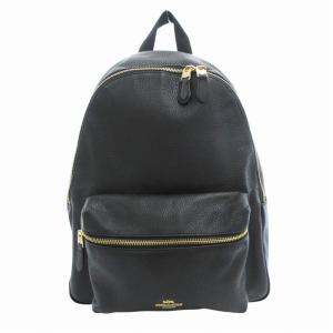 チャーリー リュックサック デイパック バッグ ロゴ パッチ チャーム レザー F29004 /HO GY11