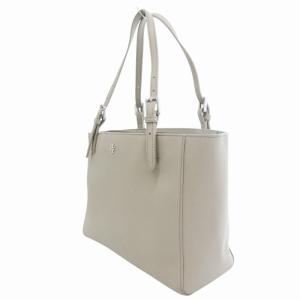 TORY BURCH トートバッグ ワンショルダー ダブルT ロゴ レザー グレージュ /HO GY11