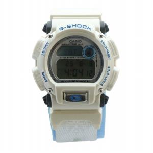 CASIO G-SHOCK 腕時計 ウォッチ クォーツ デジタル ロゴ カレンダー付き 白 ホワイト 青 ブルー DW-8800 GY18