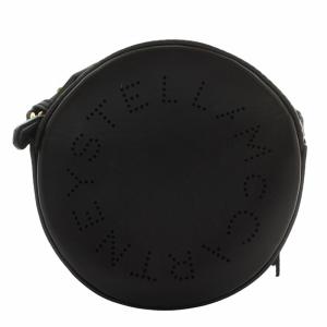 ショルダーバッグ ミニ レザー ラウンド 丸型 ロゴ パンチング 黒 ブラック ベージュ 700018