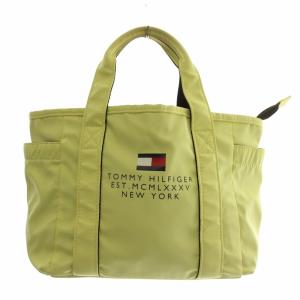 ハンドバッグ トート ナイロン ロゴ 黄色 イエロー /XZ GY18