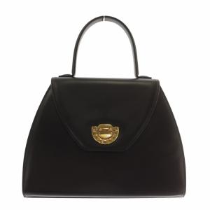 ヴィンテージ ハンドバッグ 2WAY ブラック