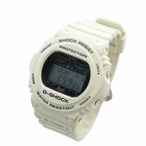 CASIO G-SHOCK 腕時計 ウォッチ 電波ソーラー ロゴ デジタル デイト カレンダー付き 白 ホワイト GWX-5700CS