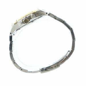 SEIKO 腕時計 ウォッチ ソーラー 白文字盤 カレンダー付き ロゴ ゴールド色 シルバー色 V157-0AB0