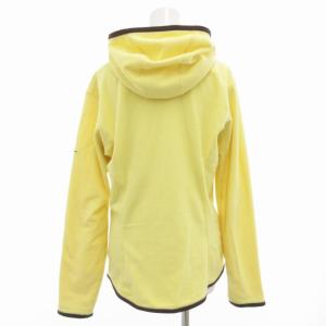 ARC’TERYX フリースジップアップパーカー ジャケット ポーラテック トリミング 始祖鳥 刺繍 M 黄 イエロー /GV