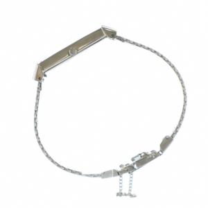 YVES SAINT LAURENT 腕時計 ウォッチ クォーツ 黒文字盤 ロゴ スクエア シルバー色 5421-H05569Y GY18 /MQ