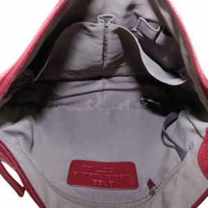 BREE ショルダーバッグ レザー ロゴ 型押し 赤 レッド /XZ GY18