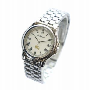 burberrys 腕時計 クォーツ ロゴ ローマン シルバーカラー 5530-F52339