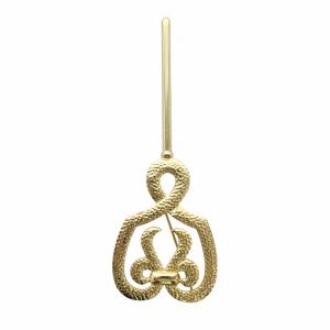 ピンブローチ アクセサリー ロゴ ゴールド色 GY18 /MQ OH