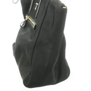 MICHAEL KORS トートバッグ 肩掛け ナイロン ロゴ ゴールド金具 黒 ブラック /AO5 GY18