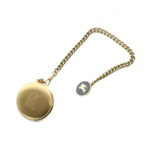 burberrys 懐中時計 クォーツ 刻印 スモセコ 白文字盤 ゴールドカラー