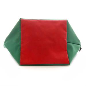 Hervé Chapelier 舟形トートS トートバッグ ハンドバッグ ミニバッグ ナイロン 緑 グリーン 赤 レッド バイカラー /MP