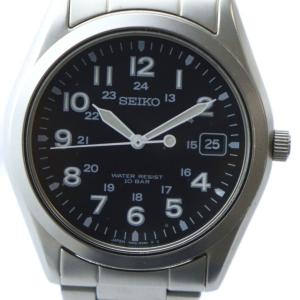 ジャンク品 SPIRIT 腕時計 クォーツ カレンダー付き デイト 黒文字盤