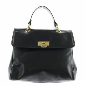 ハンドバッグ レザー ブラック