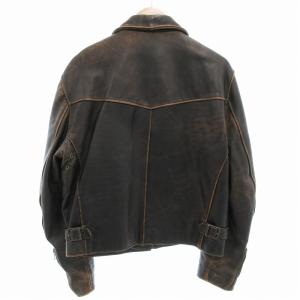 HARLEY DAVIDSON ライダースジャケット 裏地キルティング XL ブラウン