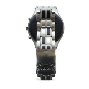 SWATCH 腕時計 ウォッチ クロノグラフ カレンダー付き ラインストーン シルバー色 3ATTERY394 GY18