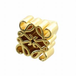 アナグラム ピアス 片耳のみ アクセサリー ロゴ スクエア ゴールド色 GY18 /MQ