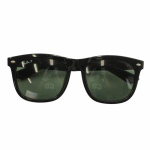 眼鏡 サングラス セルフレーム カラーレンズ スクエア ロゴ 5719-145 黒 ブラック RB4260D