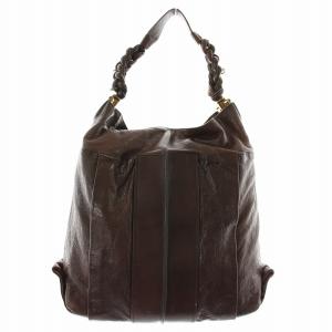 Chloe エロイーズ トートバッグ ハンド レザー 茶色 ブラウン /XZ GY18
