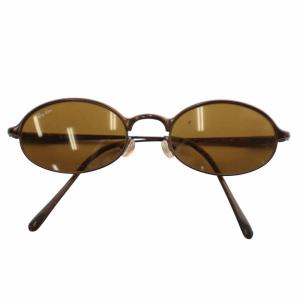 眼鏡 サングラス メタルフレーム カラーレンズ オーバル ロゴ 茶色 ブラウン RB3103 W3096