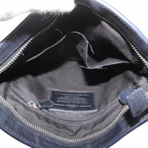 COACH ショルダーバッグ PVC レザー シグネチャー柄 総柄 ロゴ 黒 ブラック F71877 /XZ GY18