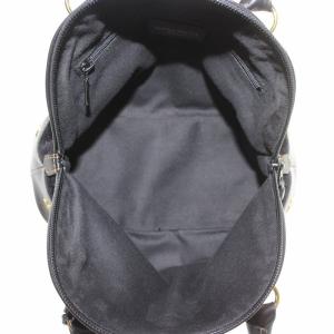 NINA RICCI ハンドバッグ レザー ロゴ ゴールド金具 黒 ブラック /XZ GY18