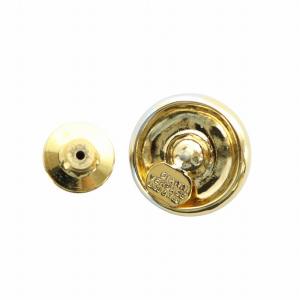 VERSACE ピンバッチ タイピン アクセサリー メデューサ バイカラー ロゴ ゴールド色 シルバー色 GY18 /MQ