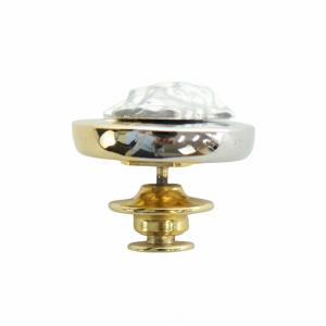 VERSACE ピンバッチ タイピン アクセサリー メデューサ バイカラー ロゴ ゴールド色 シルバー色 GY18 /MQ