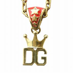 ネックレス アクセサリー ペンダント ロゴ クラウン ゴールド色 GY18 /MQ