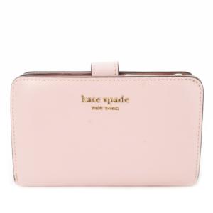 二つ折り財布 ウォレット 小銭入れあり レザー 革 ロゴ ピンク /CK25 GY18