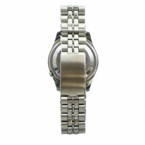 SEIKO ファイブ 5 腕時計 ウォッチ 自動巻き シルバー文字盤  21石 カレンダー付き ロゴ シルバー色 6119-7010