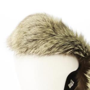 SAGA FOX ファーマフラー ショール ティペット フォックス 毛皮 和装 茶 ブラウン /AO4 GY18