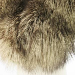 SAGA FOX ファーマフラー ショール ティペット フォックス 毛皮 和装 茶 ブラウン /AO4 GY18