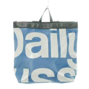 Daily russet リュックサック デイパック PVC ロゴ 紺 ネイビー /MN5 GY18