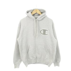 プルパーカー サガラ刺繍 裏起毛 XL グレー C3-L119