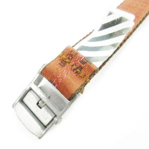 Off-White INDUSTRIAL BELT インダストリアルベルト ロゴ 茶 ブラウン /AO2 GY18