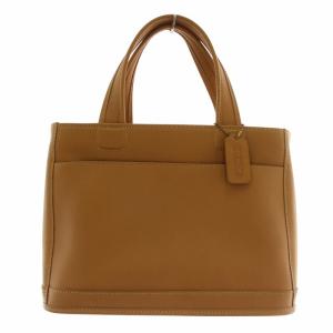 COACH オールドコーチ ハンドバッグ 牛革 レザー 茶色 ブラウン 9303 /XZ GY18