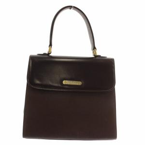 ハンドバッグ 内側ノバチェック ブラウン